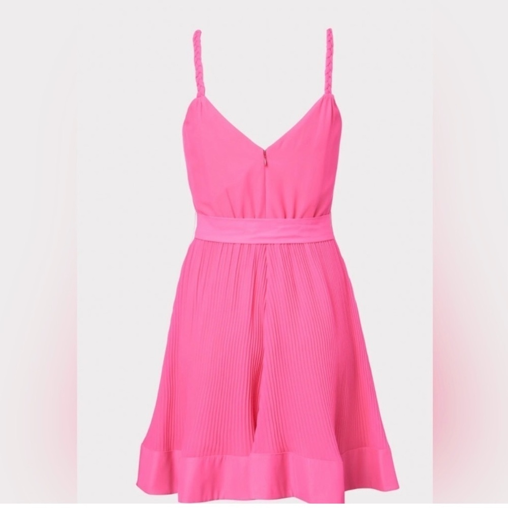 Milly, Livy Pleated Mini Dress, Size 2, Beautiful Detail, Great Quality, NWT - Picture 2 of 6
